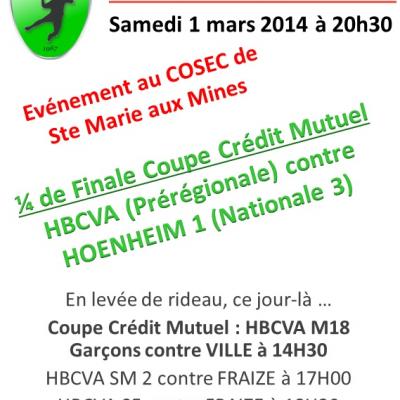 Affiche 1er mars HBCVA